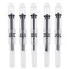 5Pcs Fountain Pen Small Black Ink Caliber 2.6 Mm Converter Pump Cartridges