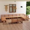 Day and Night - Day and Night Garden Furniture Set 12 Pieces Solid Pine Wood