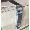 Zinc Plated Trailer Door Latch Lock For RV For Camper Van Toolbox Secure Fastening Steel Construction Easy tall