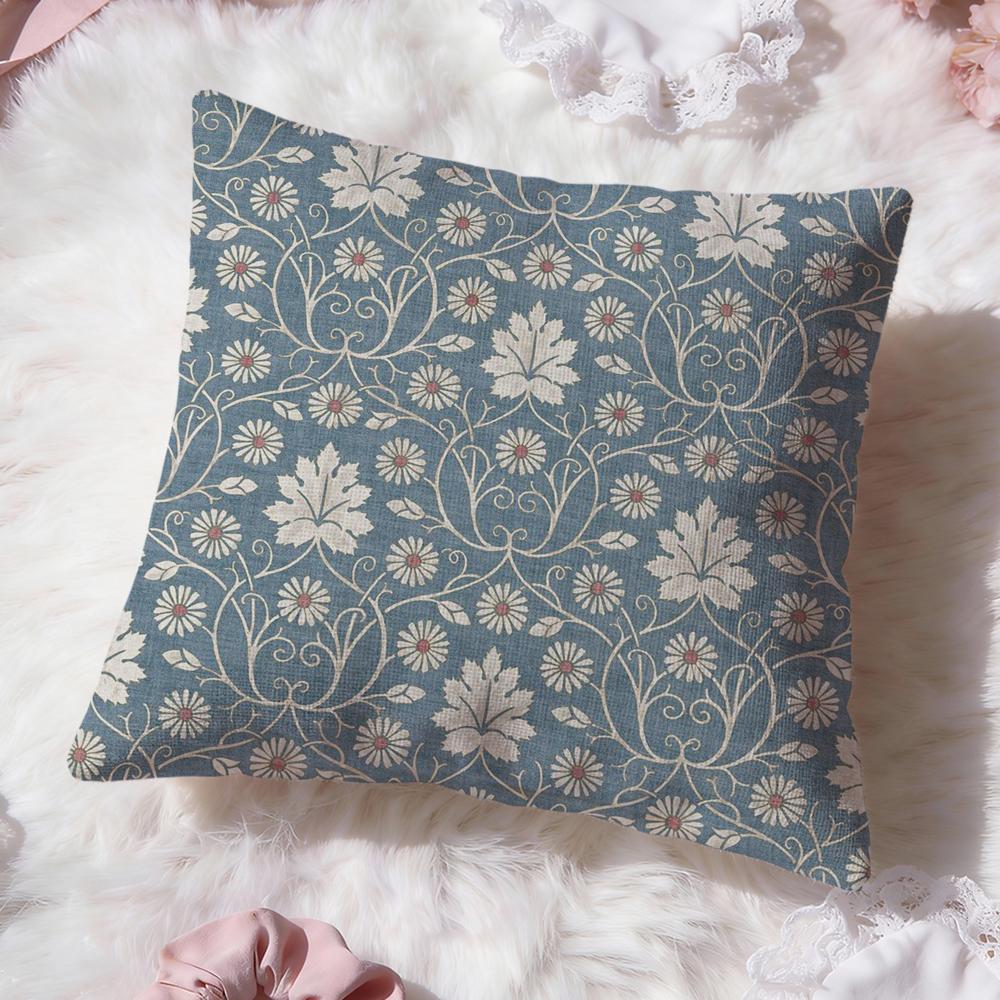 flower pattern Cushion Cover Premium Comfort Reversible Pillow Cove Two in One Design for Any Room Car Interior