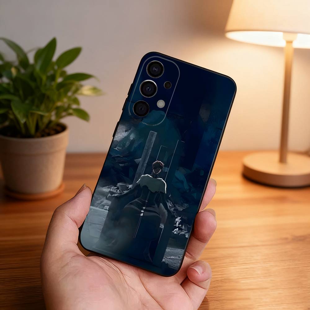 Горячий А-Айзен С-Соуске Аниме Чехол для Телефона Для Samsung S25,S24,S21,S22,S23,S30,Ultra,S20,Plus,Fe,Lite,5G Черный Чехол