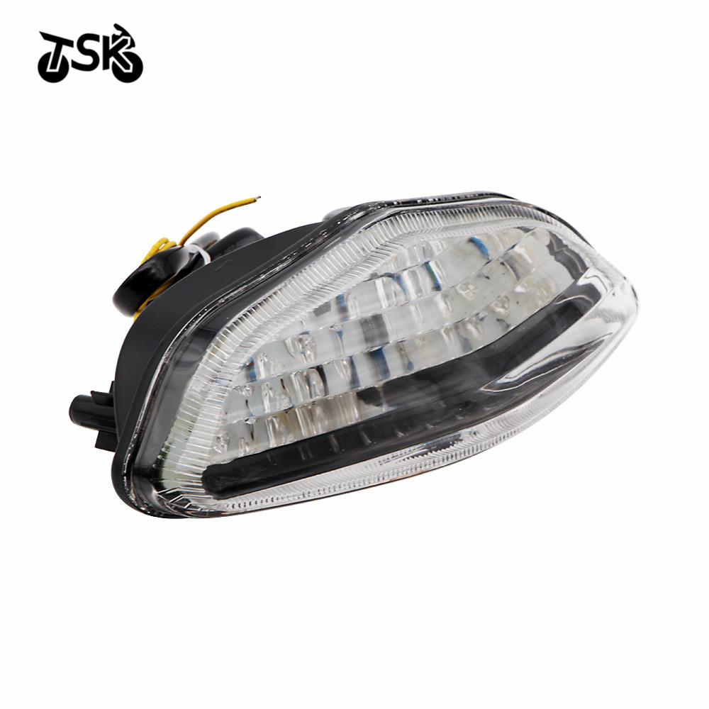 Для Suzuki DL 650 1000 V-Strom 2003 - 2008 Задний фонарь Стоп-сигнал Поворотники Интегрированный светодиодный свет Мотоциклетный свет 04 05 06 07