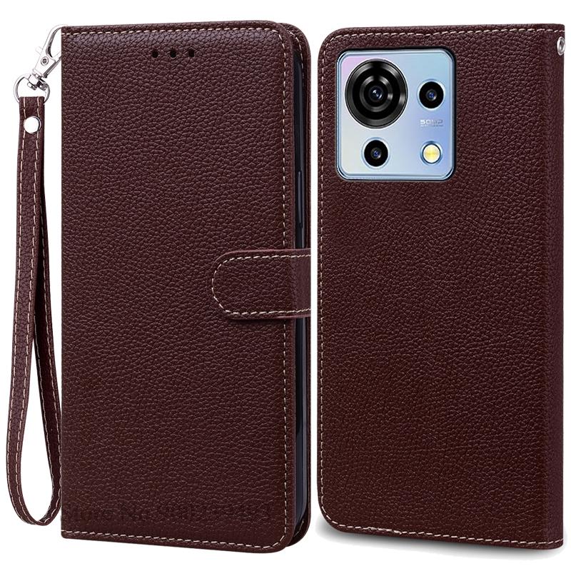 Для ZTE Blade V50 Vita Чехол-книжка кожаный флип-чехол для ZTE Blade V50 Vita Чехол-чехол для телефона Coque Fundas
