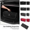Storage Organizer Tool Car Storage Bag Car Trunk Organizer Soft Felt Storage Box For Lincoln MKZ MKX Aviator Navigator Continent UU111
