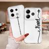 Чехол для Xiaomi Redmi Note 14 Pro Plus Note 13 11 9 10 A4 12 14C 13C 10S 11S 12S Мягкая крышка для телефона Линии самолета С сердцем