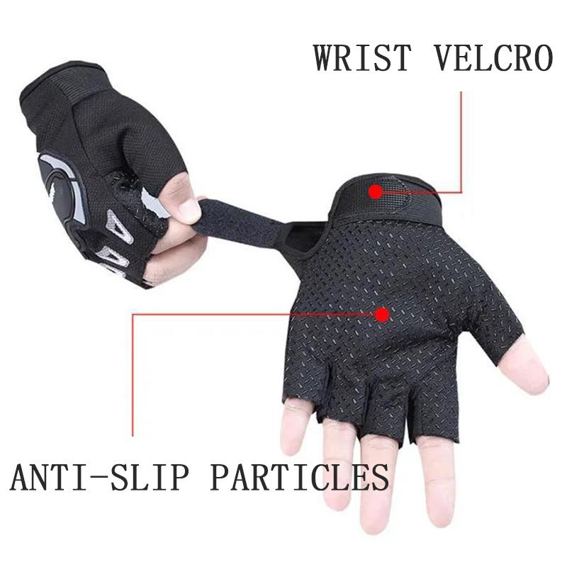 Men's Fitness Half-finger Gloves Outdoor Sports Tactics Boxing Fighting Special Forces Riding Non-slip Wear-resistant Gloves
