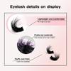 14 Rows Lash Clusters Spikes Eyelash Extensions Spiky Lashes Extension Thick Individual Cluster Lashes With Spikes Bottom Lashes