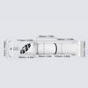Telescopic Duct Through Wall Ventilation Kit Louvered Cover Wall Ventilation Kit  For Portable AC