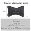 High-quality Leather Car Seat Headrest Memory Foam Comfort Pillow Auto Interior For Benz AMG A/B/C/E/S Class C200L GLC W220 W211 JR9