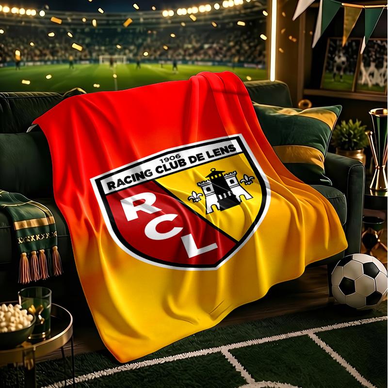 Flaming Heart RCL Crest Blanket Lightweight Ideal Bedding Blanket Perfect for Travel, Camping, Living Rooms, Offices, Sofas, Fan Christmas gift