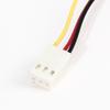 10Pcs/Lot 12V 3-Pin Male To 3-pin Female PC Fan Power Extension Cable 26cm Fan Power Extension Lengthen Cable Fan Connector Wire