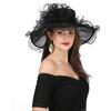 SAFERIN Women's Organza Church Kentucky Derby Fascinator Bridal Tea Party Wedding Hat
