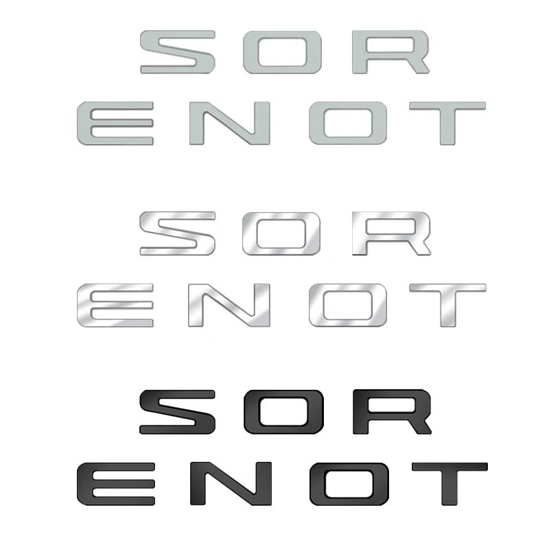 For KIA SORENTO Car Styling Letter Emblem Rear Trunk Body Front Hood Badge Sticker Accessories Decoration rdxbt90