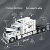 1:24 Scale American Heavy Truck Alloy Model - Toy Semi-Trailer for Boys