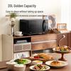 Midea Компактная микроволновая печь с грилем M1-L201B, штепсель CN (адаптер в комплекте)