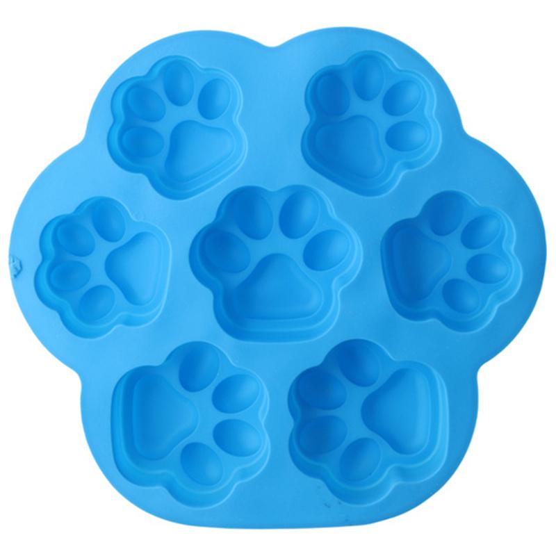 Silicone Mold Lovely Paw Ice Cube Soap Fondant Decoration Silikon Shape Mold