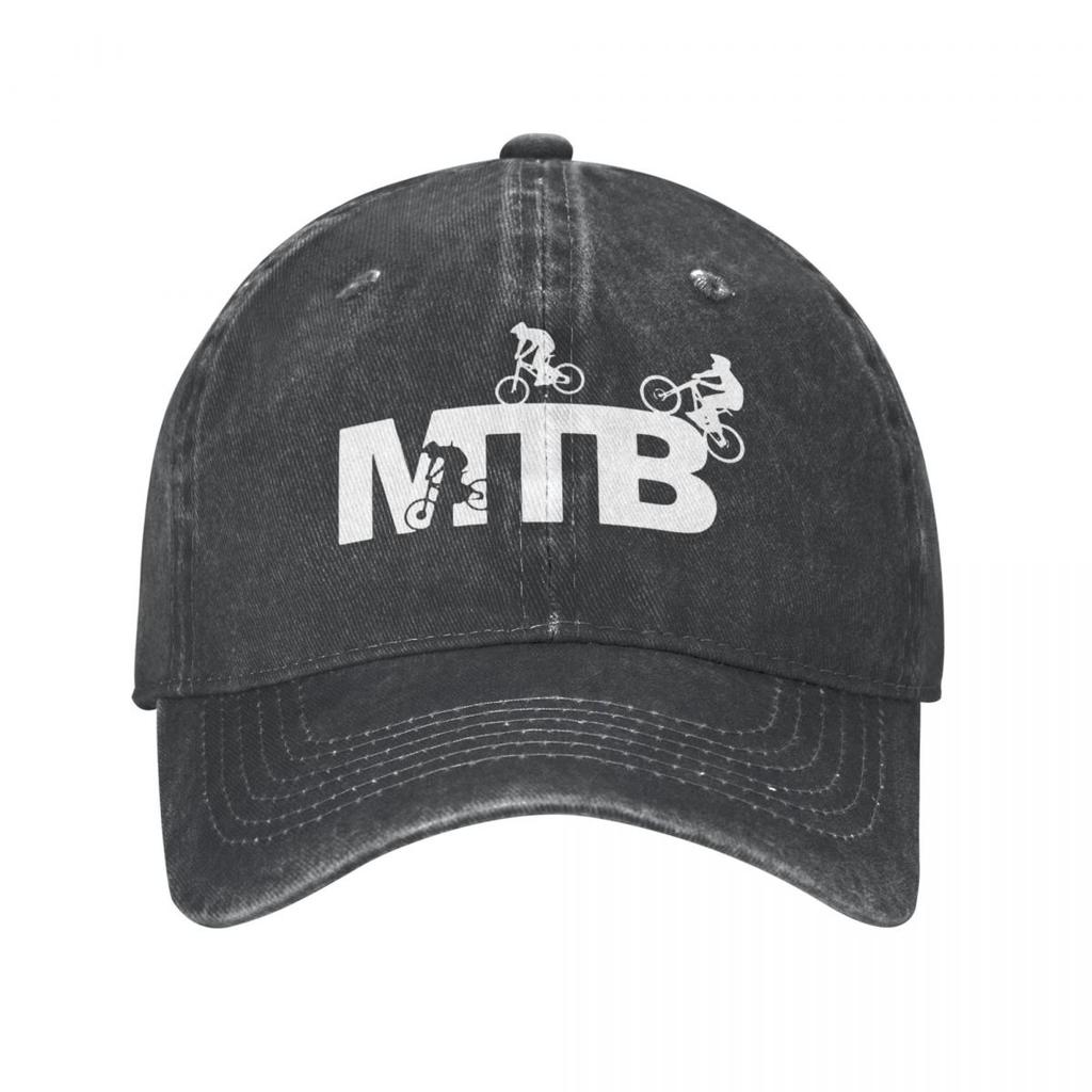 2022 New Spring Autumn Women Unisex MTB Cycling Logo Baseball Cap Funny Mountain Biker Bike Hip Hop Sun Hat Sport Denim Casquette