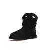 UGG Кроссовки Telfar x Logo Mini Boot черные унисекс 1122991-BLK