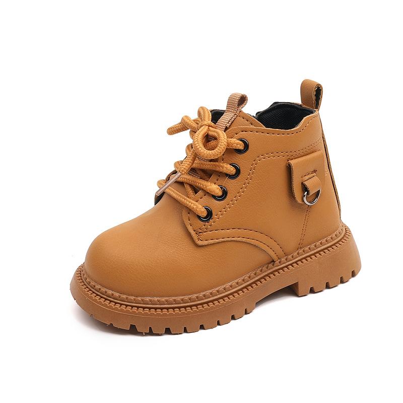 Children's Martin Boots, New Autumn and Winter Children's Shoes, Girls' Baby Boots, Little Yellow Boots, Boys' Casual Ankle Boots