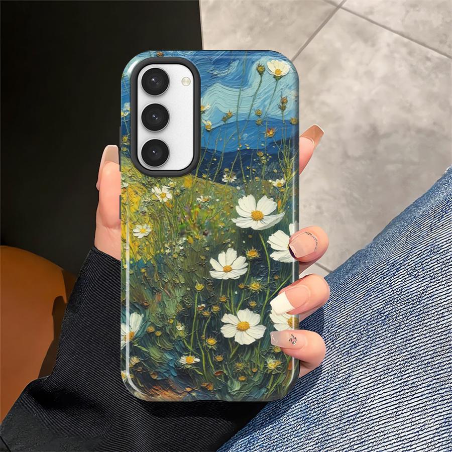 Мягкая обложка Чехол-книга для Samsung Galaxy S25 S20 FE A26 S23 A16 S23Ultra A56 A36 S24 Ultra S25Ultra Ван Гог Тонкий и теплый