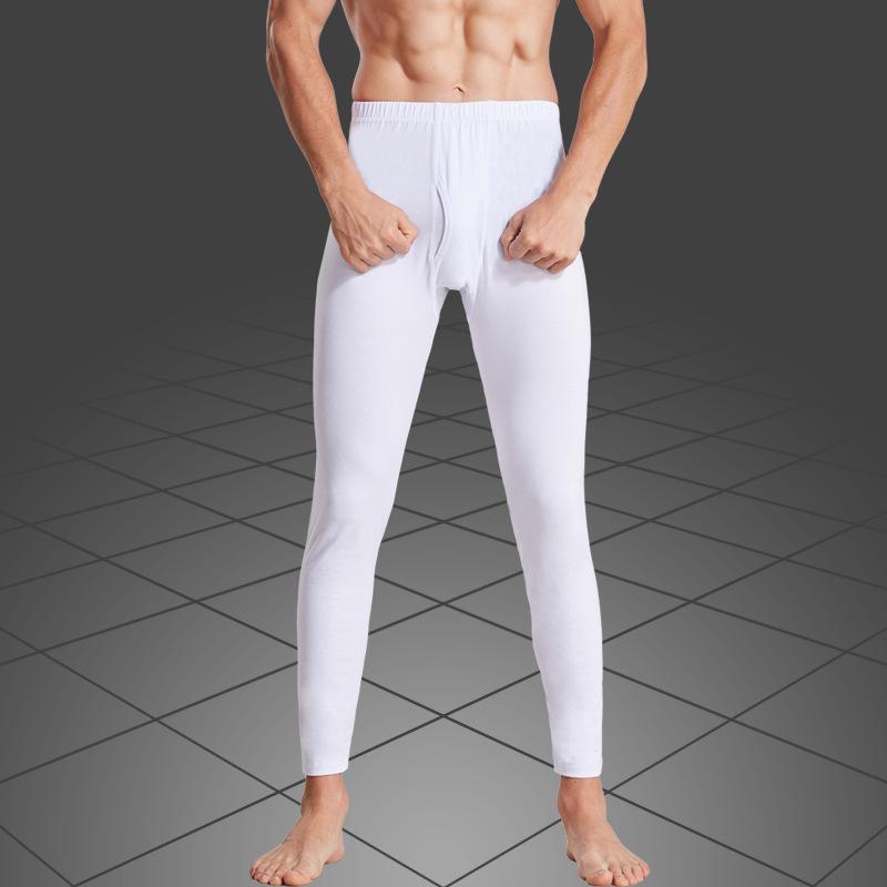 Мужские брюки из хлопчатобумажной шерсти с высокой талией — легкие, свободного кроя, идеально подходят для весны и осени.