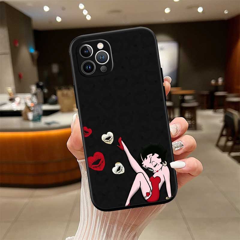 RE11 B-Bettys Pattern B-Boops Case for Motorola Edge 60 60s 70 G86 G56 G54 E14 G04S G45 G54 G64 S30 S50 X30 X40 X50 Pro Power