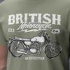 British Motorcycle Shirt | Vintage Cafe Racer Tee | Retro Biker Graphic T-Shirt | Classic Bike Enthusiast Gift Unisex Shirt