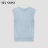  She S miSS  Cap Sleeve Round Neck Knit SSkpoo22080 Ll