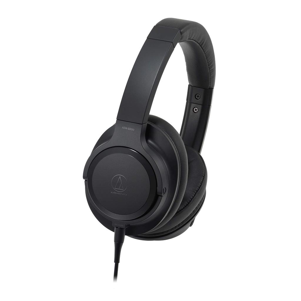 Портативные наушники audio-technica SoundReality с поддержкой Hi-Res Audio ATH-SR50