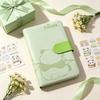 Cute Panda A6 Hardcover Notebook 200 Pages PU Leather Journal with Elastic Band Stationery for Students & Office