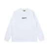 Tide Brand Gallery Basic Logo Printing Heavy Cotton Long Sleeve Bottom Shirt Men's and Women's Couples T-Shirt Cotton T