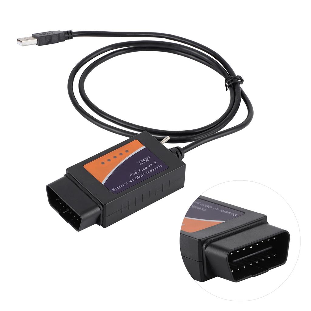 OBD2 Diagnostic Connector Cable USB Interface Auto Fault Checking Tool Fit for Ford