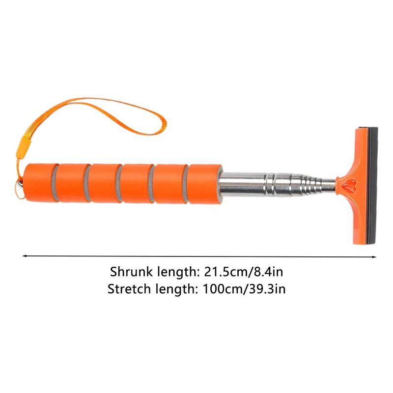 Скребок для мытья окон, стеклоочиститель для зеркал заднего вида, стеклоочиститель для зеркал заднего вида с телескопической штангой, портативный инструмент для очистки окон автомобиля