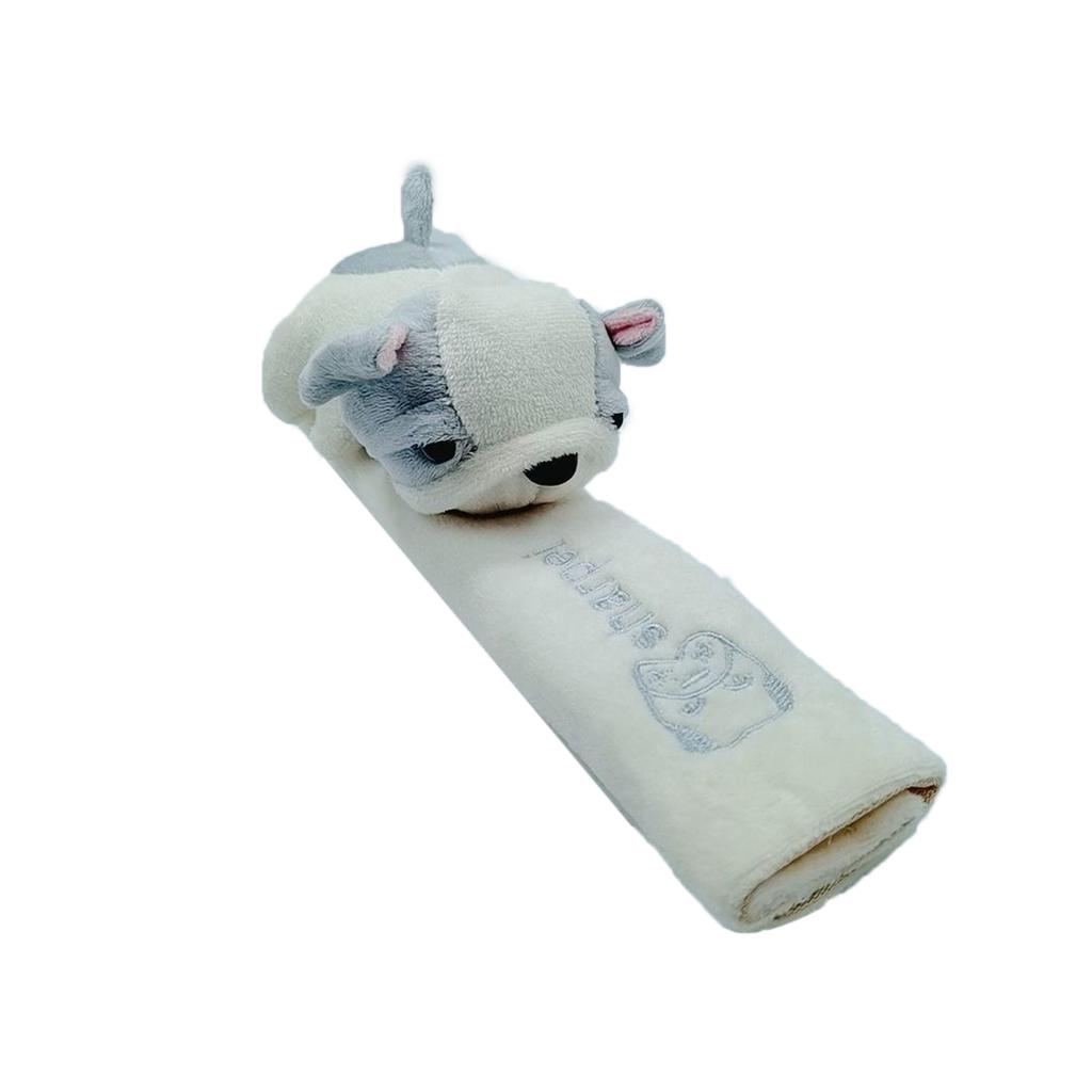 23cm Cute Cartoon Car Seat Belt Shoulder Pad Soft Plush Safety Belt Cushion Cover for Auto