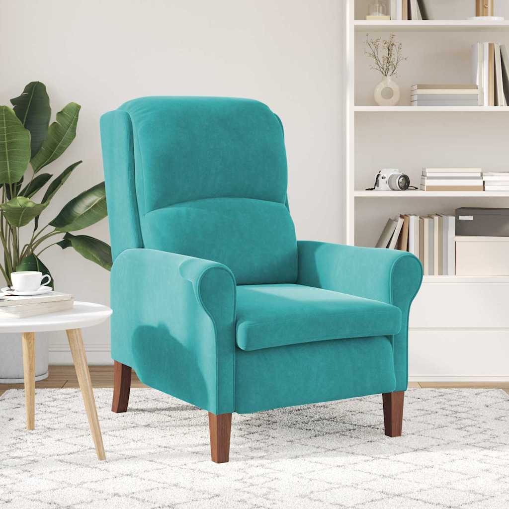Armchair Turquoise Velvet
