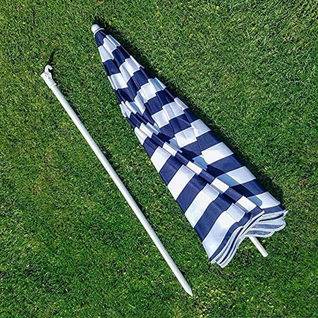 Striped Folding Umbrella, Classic, Large, Xxl