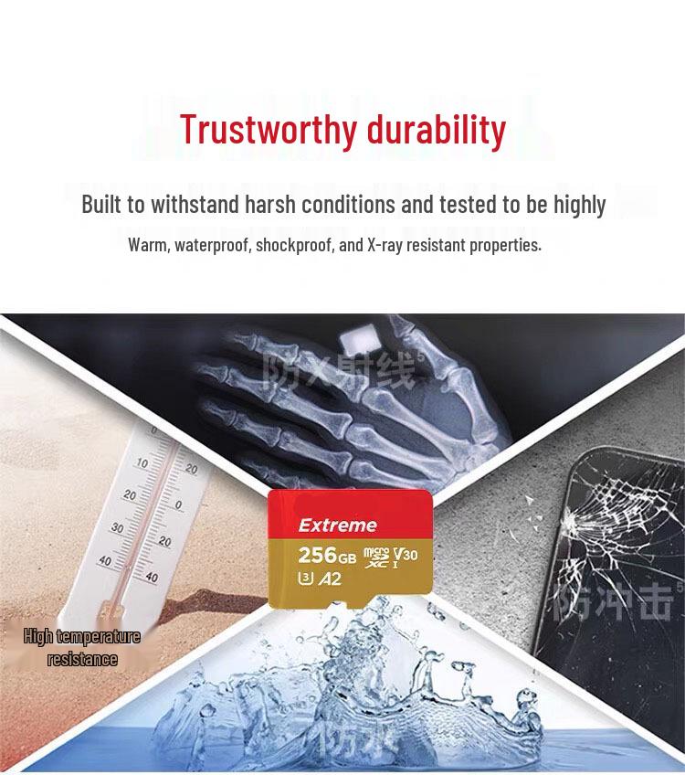 Высокоскоростная карта памяти TF: 16 ГБ, 32 ГБ, 64 ГБ, 128 ГБ - Идеально для видеорегистраторов и камер видеонаблюдения