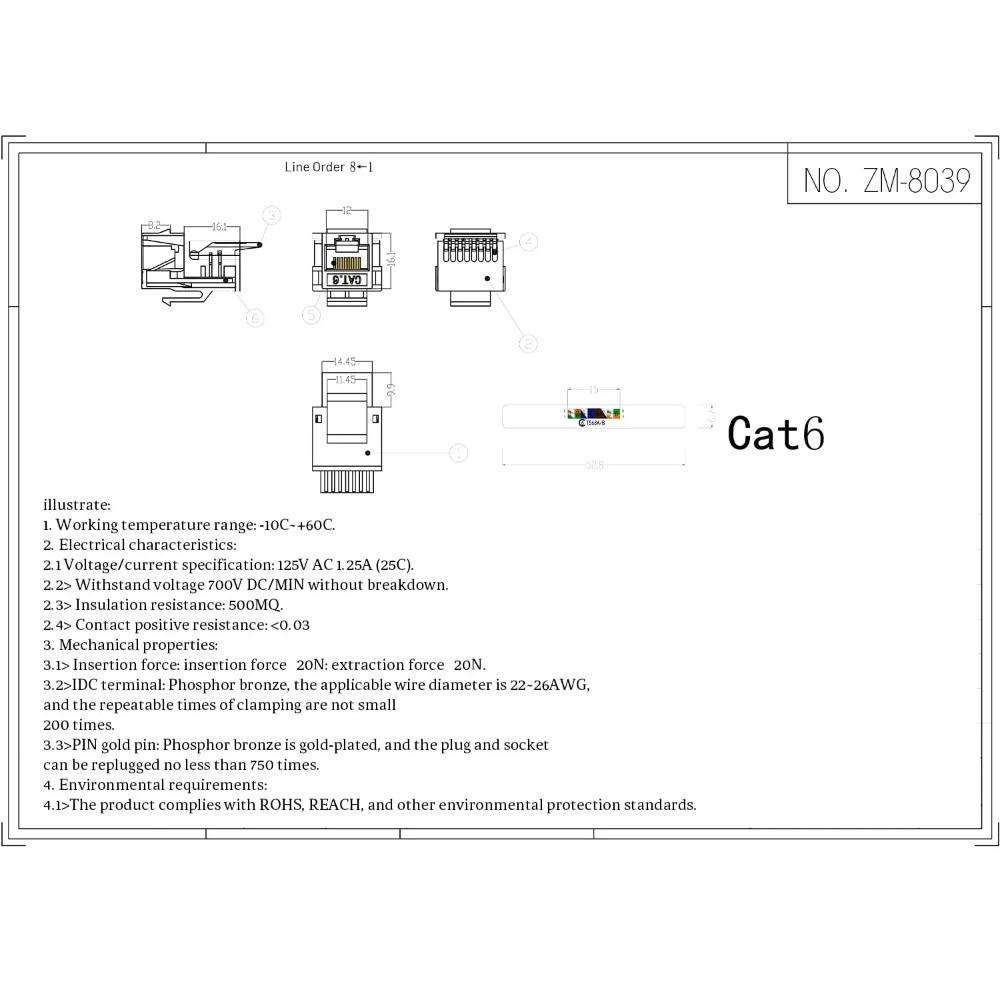 UTP Категория 6 RJ45 Сетевой Модуль RJ45 Разъем Информационная Розетка Компьютерная Розетка Адаптер Кабеля Jack CAT6 Кабельный Патч-Панель
