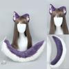 Shoto Anime Cosplay Headband With Dog Ears Tail Set - Handmade Fabric Accessory Sweet Kawaii Style