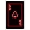 Постер с игральными картами Металлическая табличка 20x30см Настенное искусство