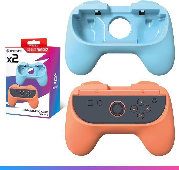 Pack de poignées - Oniverse - Kit de 2 grips - Ergonomiques - Compatible Joy-Con - Nintendo Switch 2
