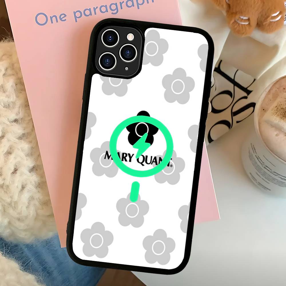 Модный M-Mary Q-Quant Для Магнитной Беспроводной Чехол Для Телефона Для IPhone 17 16 15 14 13 12 11 Pro Max Plus Mag Чехол Для Телефона