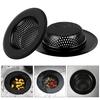 2Pcs Sink Drain Strainer Food Catcher Smooth Edge Simple Installation Quick Drainage Universal Sink Garbage Filter Kitchen Supplies