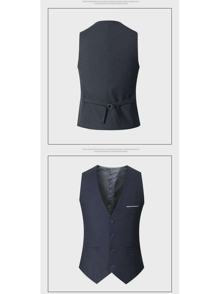 Мужской модный приталенный жилет: Стильная весна/осень в корейском и британском стиле