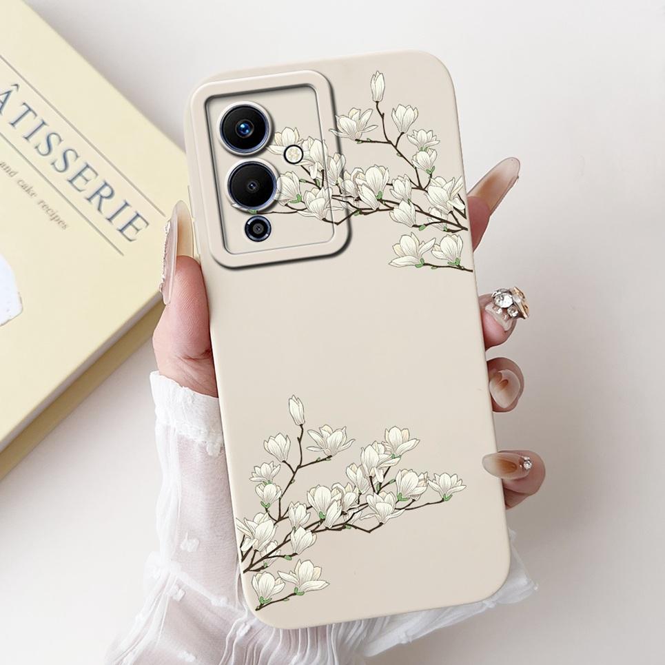For Note 12 Pro 5G Inifinix Back Cover Infinix Note12 12Pro X671B Funda Flower Butterfly Women Fashion Phone Case Soft Silicone