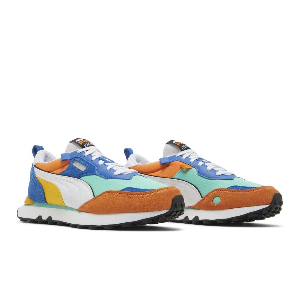 Puma Rider FV 'Future Vintage - Biscay Green Orange' (Unisex) Biscay Green / Vibrant Orange Casual Shoes 387672 01
