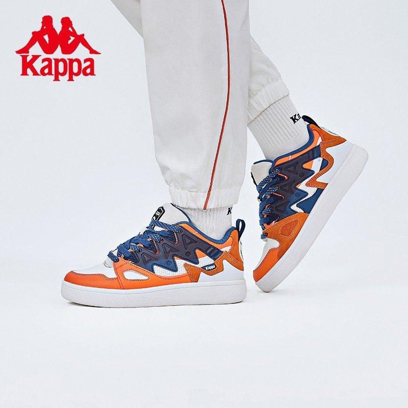 Kappa COPPOlella co branded men's and women's board shoes sports white shoes