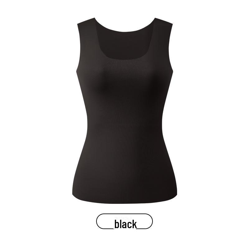 "2423 Women's Double-Sided Velvet Warm Vest for Autumn and Winter - Seamless Heating Patch for Outerwear and Innerwear"