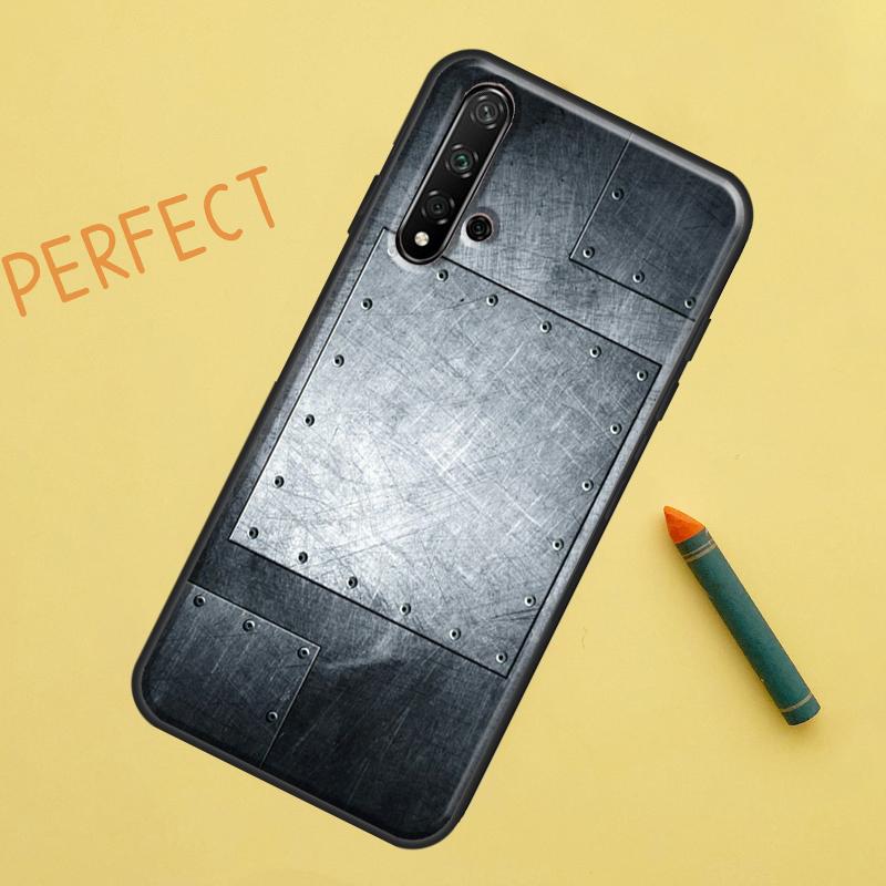 Стальной Железный Металлический Узор Для Huawei Nova 5T 9 10 SE 7i 8i 11i 12i Y60 Y61 Y70 Y72 Y73 Y90 Y91 P20 P30 P40 Lite Чехол