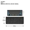 LEOPOLD KEYBOARD RUG Desk Mat Mechanical Keyboard Silent Mat S Size X LEO-KBR-S [350mmx140mm 5mm]
